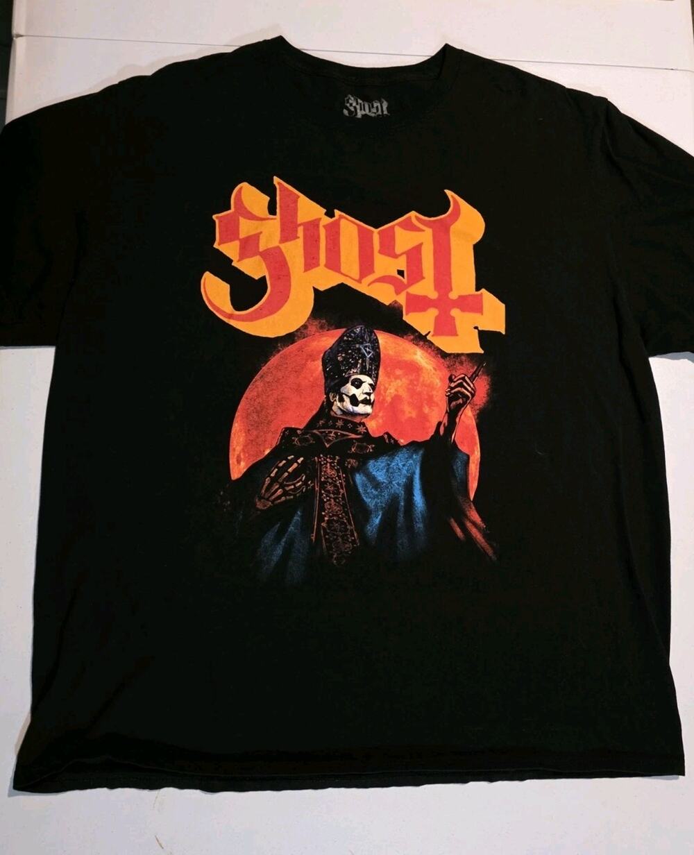 Ghost Papa Emeritus Graphic T Shirt Black Band Tee Unisex 2XL